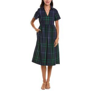 Duffield Lane Womens  Briggs Midi Dress, Blue